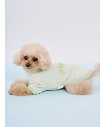 gelato pique（ジェラートピケ）の「【CAT&DOG】ロゴプリント裏毛プルオーバー（リード/ハーネス/首輪）」