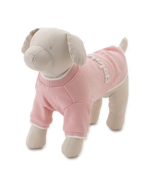 gelato pique(ジェラートピケ)の「【CAT&DOG】ロゴプリント裏毛プルオーバー(リード/ハーネス/首輪・レディース・ライム/ピンク/オレンジ/ブルー・S/M/L)」の17枚目の写真