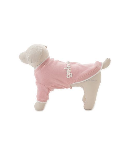 gelato pique(ジェラートピケ)の「【CAT&DOG】ロゴプリント裏毛プルオーバー(リード/ハーネス/首輪・レディース・ライム/ピンク/オレンジ/ブルー・S/M/L)」の19枚目の写真