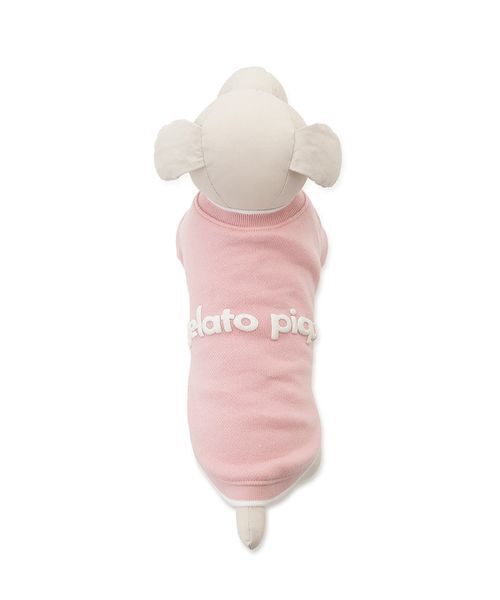 gelato pique(ジェラートピケ)の「【CAT&DOG】ロゴプリント裏毛プルオーバー(リード/ハーネス/首輪・レディース・ライム/ピンク/オレンジ/ブルー・S/M/L)」の22枚目の写真