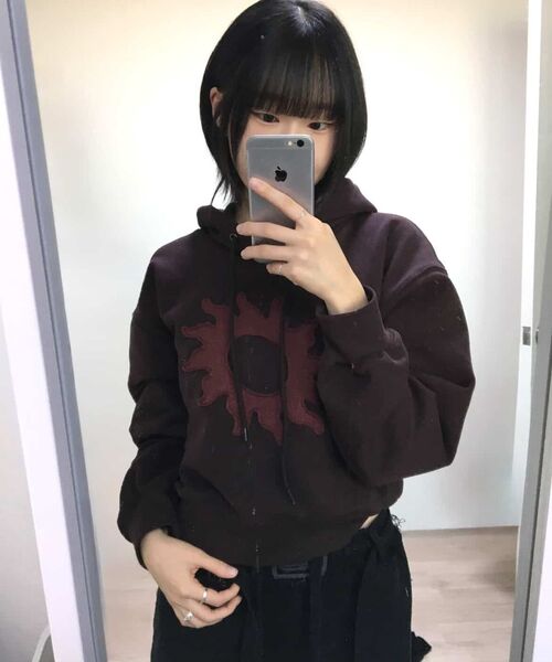 S'EST(エスイーエスティー)の「Solaris Applique Hoodie Brown(パーカー・メンズ・その他・SMALL/MEDIUM/LARGE)」の5枚目の写真