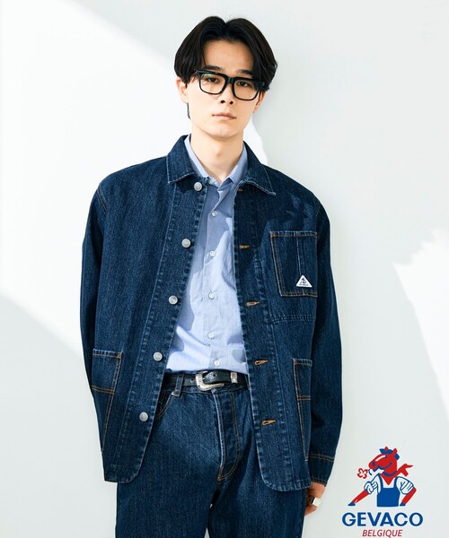 セール】【GEVACO/ゲバコ】12ozデニム/キャンバス カバーオール