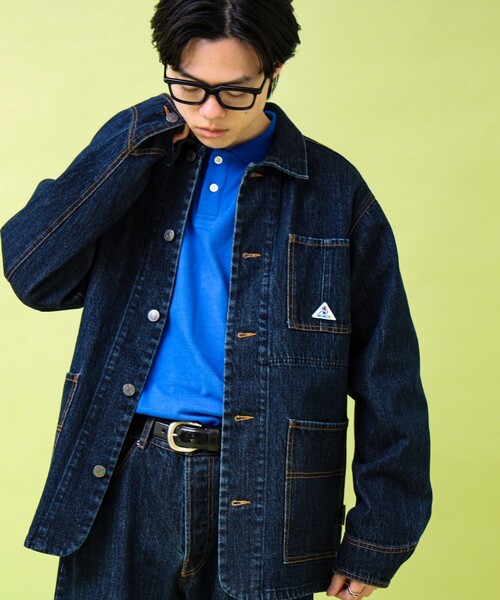 GEVACO（ゲバコ）の「【GEVACO/ゲバコ】12ozデニム/キャンバス カバーオール（カバーオール・メンズ・インディゴブルー/ブラック・M/L）」の15枚目の写真