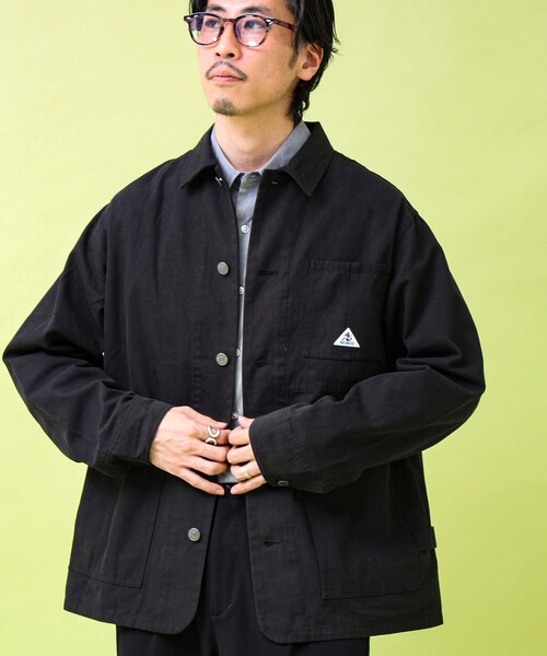 GEVACO（ゲバコ）の「【GEVACO/ゲバコ】12ozデニム/キャンバス カバーオール（カバーオール・メンズ・インディゴブルー/ブラック・M/L）」の19枚目の写真