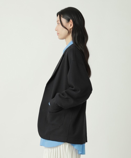 ZUCCa(ズッカ)の「LIGHT BOUCLE / ジャケット / P(テーラードジャケット・レディース・ネイビー/ブラック・M size)」の4枚目の写真