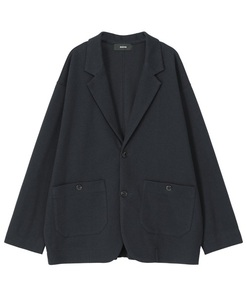 ZUCCa(ズッカ)の「LIGHT BOUCLE / ジャケット / P(テーラードジャケット・レディース・ネイビー/ブラック・M size)」の6枚目の写真