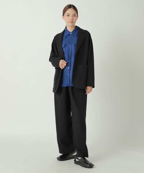 ZUCCa(ズッカ)の「LIGHT BOUCLE / ジャケット / P(テーラードジャケット・レディース・ネイビー/ブラック・M size)」の10枚目の写真