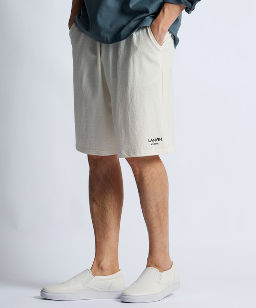 LANVIN en Bleu（ランバンオンブルー）の「8オンス ジムショーツ（その他パンツ・メンズ・オフホワイト/ブラック/ブルーグレー/ネイビー・52/50/48）」の2枚目の写真