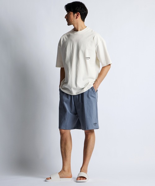 LANVIN en Bleu（ランバンオンブルー）の「8オンス ジムショーツ（その他パンツ・メンズ・オフホワイト/ブラック/ブルーグレー/ネイビー・52/50/48）」の10枚目の写真