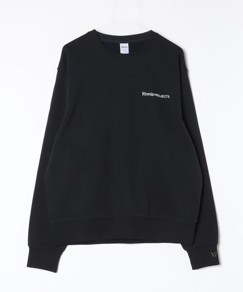 Rivvia PROJECTS（リヴィアプロジェクツ）の「【Rivvia PROJECTS】RV CREW SWEAT（スウェット・メンズ・アッシュ/ブラック・X-LARGE/LARGE/MEDIUM）」の2枚目の写真