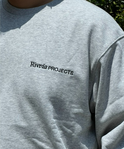 Rivvia PROJECTS（リヴィアプロジェクツ）の「【Rivvia PROJECTS】RV CREW SWEAT（スウェット・メンズ・アッシュ/ブラック・X-LARGE/LARGE/MEDIUM）」の4枚目の写真