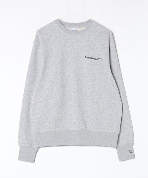 Rivvia PROJECTS（リヴィアプロジェクツ）の「【Rivvia PROJECTS】RV CREW SWEAT（スウェット・メンズ・アッシュ/ブラック・X-LARGE/LARGE/MEDIUM）」の5枚目の写真