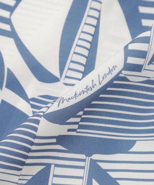 MACKINTOSH LONDON（マッキントッシュ ロンドン）の「ヨットボーダープリントワンピース（ワンピース・レディース・ブルー系その他4・38/40）」の8枚目の写真