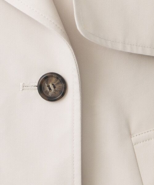 index（インデックス）の「キャンディスリーブショートトレンチコート【洗濯機OK/撥水/防花粉】《5col》（トレンチコート・レディース・サックスブルー系7/ベージュ系7/ナチュラル/ネイビー系5/ブラウン系その他・00）」の22枚目の写真