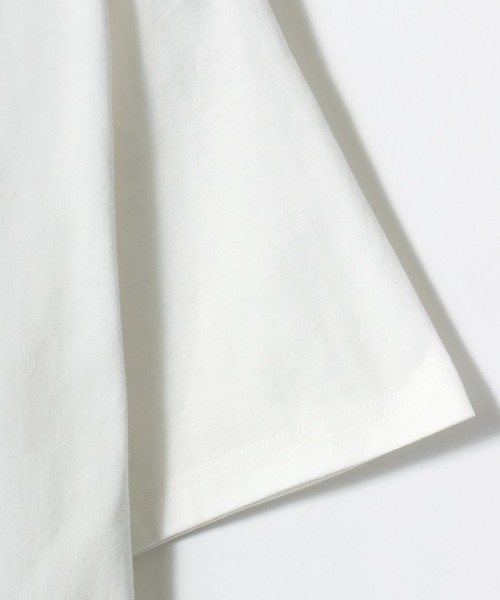 Dickies(ディッキーズ)の「Dickies/ディッキーズ 別注 オーバーサイズ ミニロゴワッペン ワンポイント刺繍 半袖Tシャツ/無地T/リブライン リンガーT/レディース メンズ(Tシャツ/カットソー・メンズ・グリーン系その他/ブラック/ホワイト/ブラック系その他/ダークグリーン/ネイビー/ホワイト系その他/ブルー系その他・M/L/XL)」の20枚目の写真