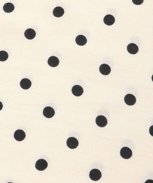 le.coeur blanc（ルクールブラン）の「ドット大判スカーフ（バンダナ/スカーフ・レディース・ホワイト系その他/ブラック系その他・FREE）」の7枚目の写真