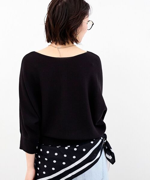 le.coeur blanc（ルクールブラン）の「ドット大判スカーフ（バンダナ/スカーフ・レディース・ホワイト系その他/ブラック系その他・FREE）」の10枚目の写真