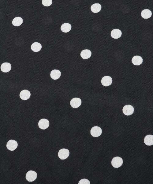 le.coeur blanc（ルクールブラン）の「ドット大判スカーフ（バンダナ/スカーフ・レディース・ホワイト系その他/ブラック系その他・FREE）」の13枚目の写真