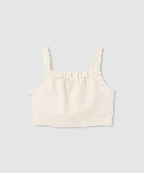 allureville(アルアバイル)の「シャークスキンショートジレ(ベスト・レディース・ベージュ/オフホワイト/ブラック・2)」の22枚目の写真