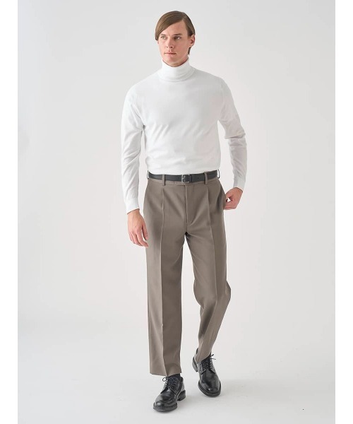 JOHN SMEDLEY(ジョンスメドレー)の「タートルネック長袖コットンニットプルオーバー(ニット/セーター・メンズ・ホワイト系2・S/M/L)」の8枚目の写真