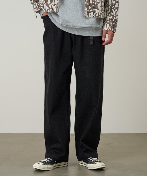 Gramicci（グラミチ）の「HEMP DENIM PANT（デニムパンツ・メンズ・ブラック/ナチュラル・S/M/L/XL/XXL）」の2枚目の写真