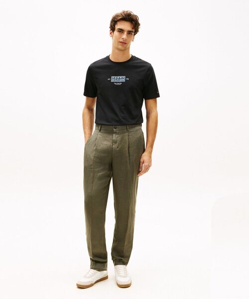 TOMMY HILFIGER(トミーヒルフィガー)の「ヘリテージラベルTシャツ(Tシャツ/カットソー・メンズ・ホワイト/ブラック・X-LARGE/SMALL/MEDIUM/LARGE)」の11枚目の写真