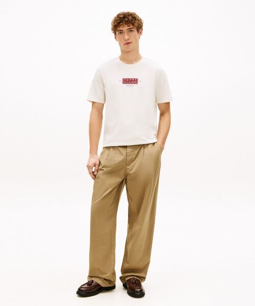 TOMMY HILFIGER(トミーヒルフィガー)の「ヘリテージラベルTシャツ(Tシャツ/カットソー・メンズ・ホワイト/ブラック・X-LARGE/SMALL/MEDIUM/LARGE)」の6枚目の写真