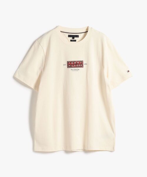 TOMMY HILFIGER(トミーヒルフィガー)の「ヘリテージラベルTシャツ(Tシャツ/カットソー・メンズ・ホワイト/ブラック・X-LARGE/SMALL/MEDIUM/LARGE)」の8枚目の写真