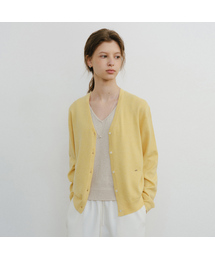 Washable V-neck cardigan