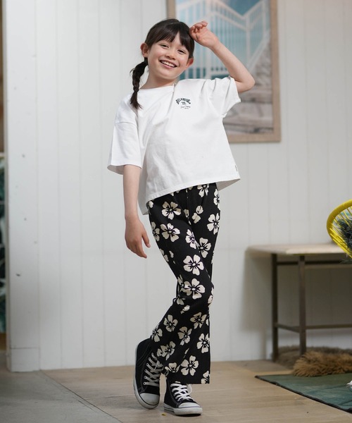 BILLABONG(ビラボン)の「BILLABONG/ビラボン キッズ GIRLS S/S TEEシャツ SQUARE LOGO ルーズクロップドフィット BG015250(Tシャツ/カットソー・キッズ・ブラック/ホワイト・140cm/150cm/130cm)」の4枚目の写真