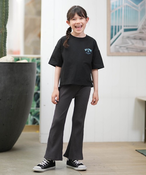 BILLABONG(ビラボン)の「BILLABONG/ビラボン キッズ GIRLS S/S TEEシャツ SQUARE LOGO ルーズクロップドフィット BG015250(Tシャツ/カットソー・キッズ・ブラック/ホワイト・140cm/150cm/130cm)」の9枚目の写真
