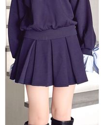 dazzlin | ハイウエストカットプリーツミニスカート(スカート)