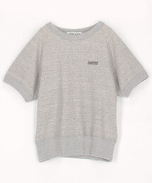 AMERICANA | Americana/アメリカーナ ワンポイントロゴ刺繍 ショートスリーブ ラグランスウェット / BRF-800A/3(スウェット)