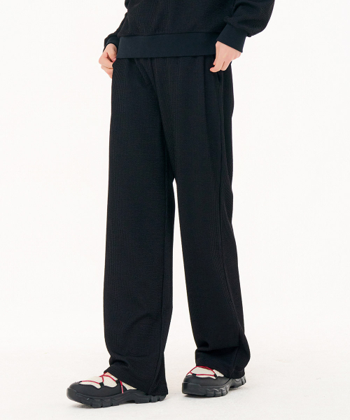 CHASECULT（チェイスカルト）の「レディース ゴルジ ワイドバンディングパンツ-FARG7264B03（スウェットパンツ・レディース・ブラック・67/70/76）」の2枚目の写真