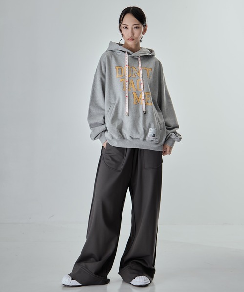 美品 19ss Maison MIHARA YASUHIRO ミハラヤスヒロ スカーフ フーディー パーカー スウェット ダメージ加工 F グレー レディース 古着 中古 USED Maison MIHARA YASUHIRO ONLINE STORE（ミハラヤスヒロオンライン