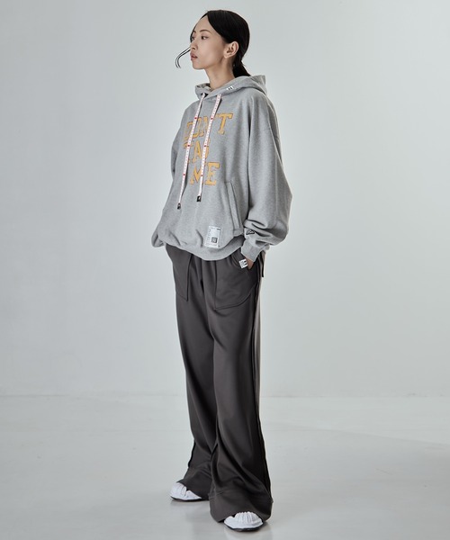 Maison MIHARA YASUHIRO(メゾンミハラヤスヒロ)の「【MIHARA YASUHIRO/ミハラヤスヒロ】DONT TAG ME PRINTED HOODIE/ドントタグミープリンティッドフーディー/パーカー(パーカー・レディース・グレー/ブラック・38)」の5枚目の写真