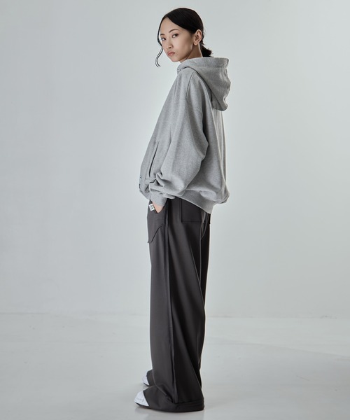 Maison MIHARA YASUHIRO(メゾンミハラヤスヒロ)の「【MIHARA YASUHIRO/ミハラヤスヒロ】DONT TAG ME PRINTED HOODIE/ドントタグミープリンティッドフーディー/パーカー(パーカー・レディース・グレー/ブラック・38)」の6枚目の写真