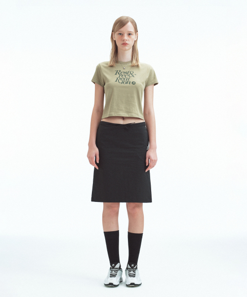 Rest&Recreation(レストアンドレクリエーション)の「BASIC LOGO T-SHIRT - KHAKI(Tシャツ/カットソー・レディース・その他・ONE)」の3枚目の写真