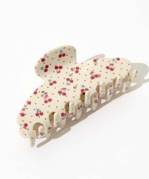 flower（フラワー）の「フローラルクリップ（バレッタ/ヘアクリップ・レディース・レッド/ブルー・FREE）」の2枚目の写真