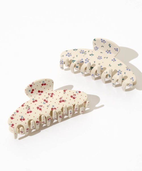 flower（フラワー）の「フローラルクリップ（バレッタ/ヘアクリップ・レディース・レッド/ブルー・FREE）」の5枚目の写真