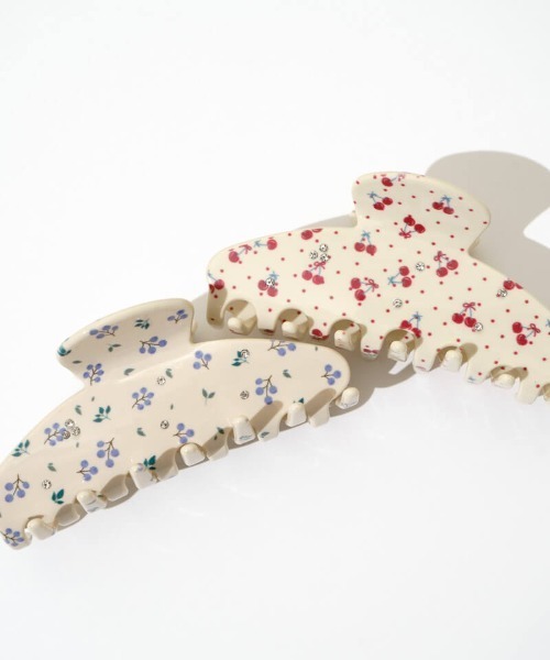 flower（フラワー）の「フローラルクリップ（バレッタ/ヘアクリップ・レディース・レッド/ブルー・FREE）」の6枚目の写真