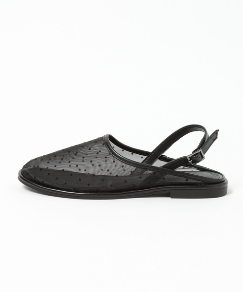 LOWRYS FARM（ローリーズファーム）の「シアーミュール 637812（サンダル・レディース・ブラック系その他/グレー・MEDIUM/LARGE）」の3枚目の写真