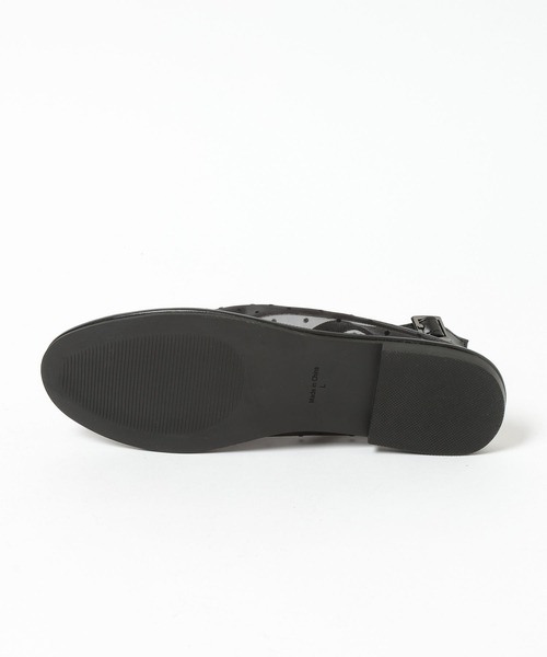 LOWRYS FARM（ローリーズファーム）の「シアーミュール 637812（サンダル・レディース・ブラック系その他/グレー・MEDIUM/LARGE）」の6枚目の写真