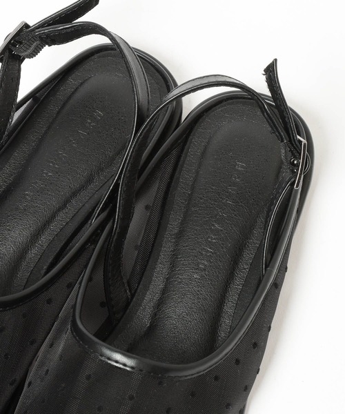 LOWRYS FARM（ローリーズファーム）の「シアーミュール 637812（サンダル・レディース・ブラック系その他/グレー・MEDIUM/LARGE）」の12枚目の写真