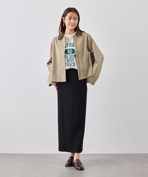 ROPE' PICNIC(ロペピクニック)の「配色フィールドジャケットブルゾン(ブルゾン・レディース・ネイビー/ベージュ系その他・FREE)」の10枚目の写真