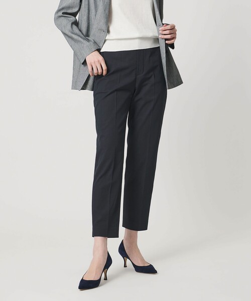UNITED ARROWS(ユナイテッドアローズ)の「RIRANCHA ツイル スリムパンツ ‐ウォッシャブル‐(スラックス・レディース・ネイビー/ライトブルー/ライトグレー・36/40/38/34)」の3枚目の写真