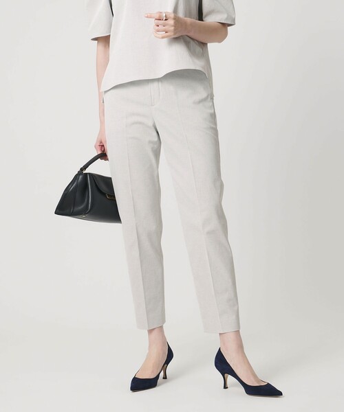 UNITED ARROWS(ユナイテッドアローズ)の「RIRANCHA ツイル スリムパンツ ‐ウォッシャブル‐(スラックス・レディース・ネイビー/ライトブルー/ライトグレー・36/40/38/34)」の1枚目の写真