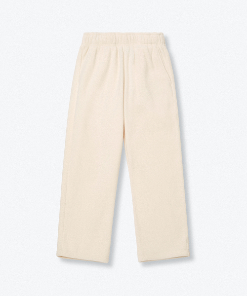MUSINSA STANDARD KIDS（ムシンサスタンダードキッズ）の「ポーラフリースバリアブルラウンジスウェットパンツ[クリーム]（スウェットパンツ・レディース・その他・100/110/120/130/160/150/140）」の3枚目の写真