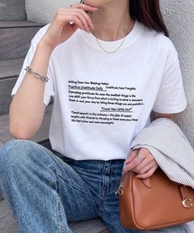綿100%刺繍ロゴTシャツ