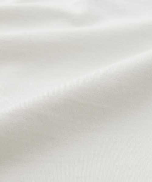 GeeRA（ジーラ）の「綿100％刺繍ロゴＴシャツ（Tシャツ/カットソー・レディース・チャコール/オフホワイト/杢グレー・MEDIUM）」の4枚目の写真